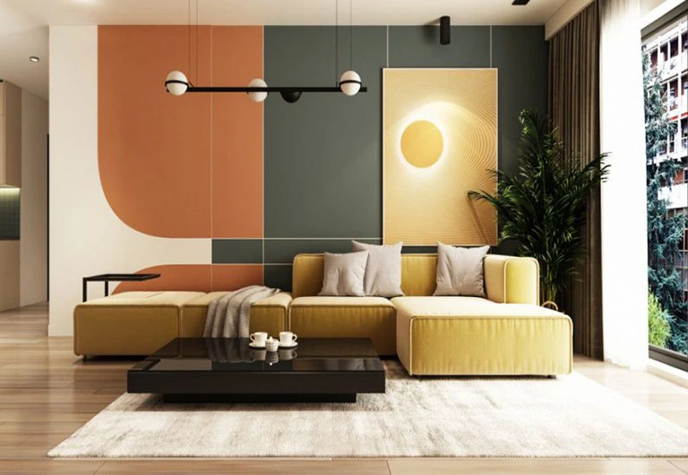 Decor phòng với phong cách phối màu nội thất đẹp, sang trọng