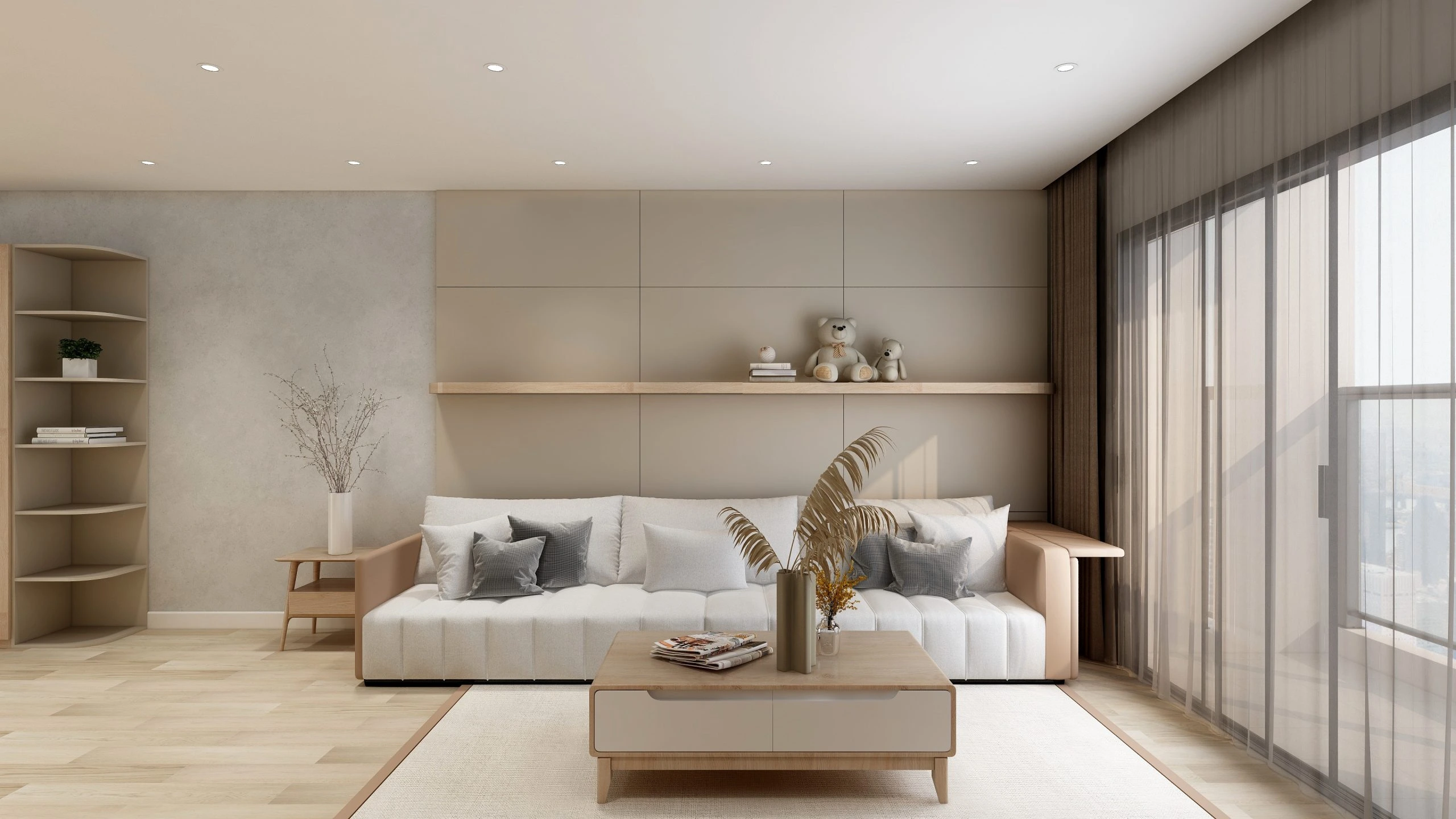 Phong cách Japandi hiện đại sang trọng