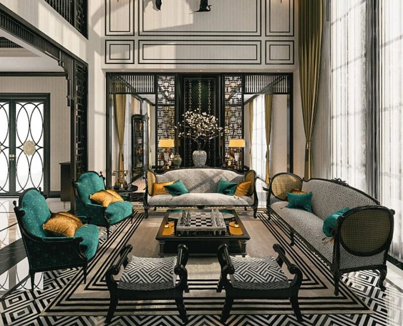 Thiết Kế Nhà Ở Theo Phong Cách Indochine – Sang Trọng Và Đầy Nghệ Thuật 8 Phong cách Indochine sang trọng