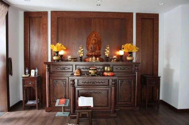 Bàn thờ Phật 2 tầng là giải pháp nội thất sang trọng, hợp phong thủy Bàn thờ Phật 2 tầng là giải pháp nội thất sang trọng, hợp phong thủy