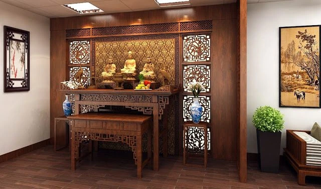 Bàn thờ Phật 2 tầng là giải pháp nội thất sang trọng, hợp phong thủy Bàn thờ Phật 2 tầng là giải pháp nội thất sang trọng, hợp phong thủy