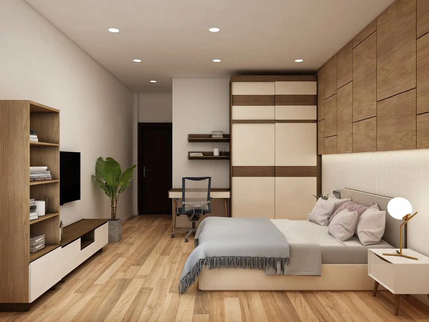 Bí Quyết Thiết Kế Phòng Ngủ Chung Cư Sang Trọng Và Thoải Mái Dành Cho Gia Đình Trẻ 10 Xu Hướng Thiết Kế Phòng Ngủ Chung Cư Sang Trọng Cho Gia Đình Trẻ Hiện Nay