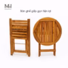 Bộ Bàn Ghế Gỗ Tràm Ban Công Made4Home