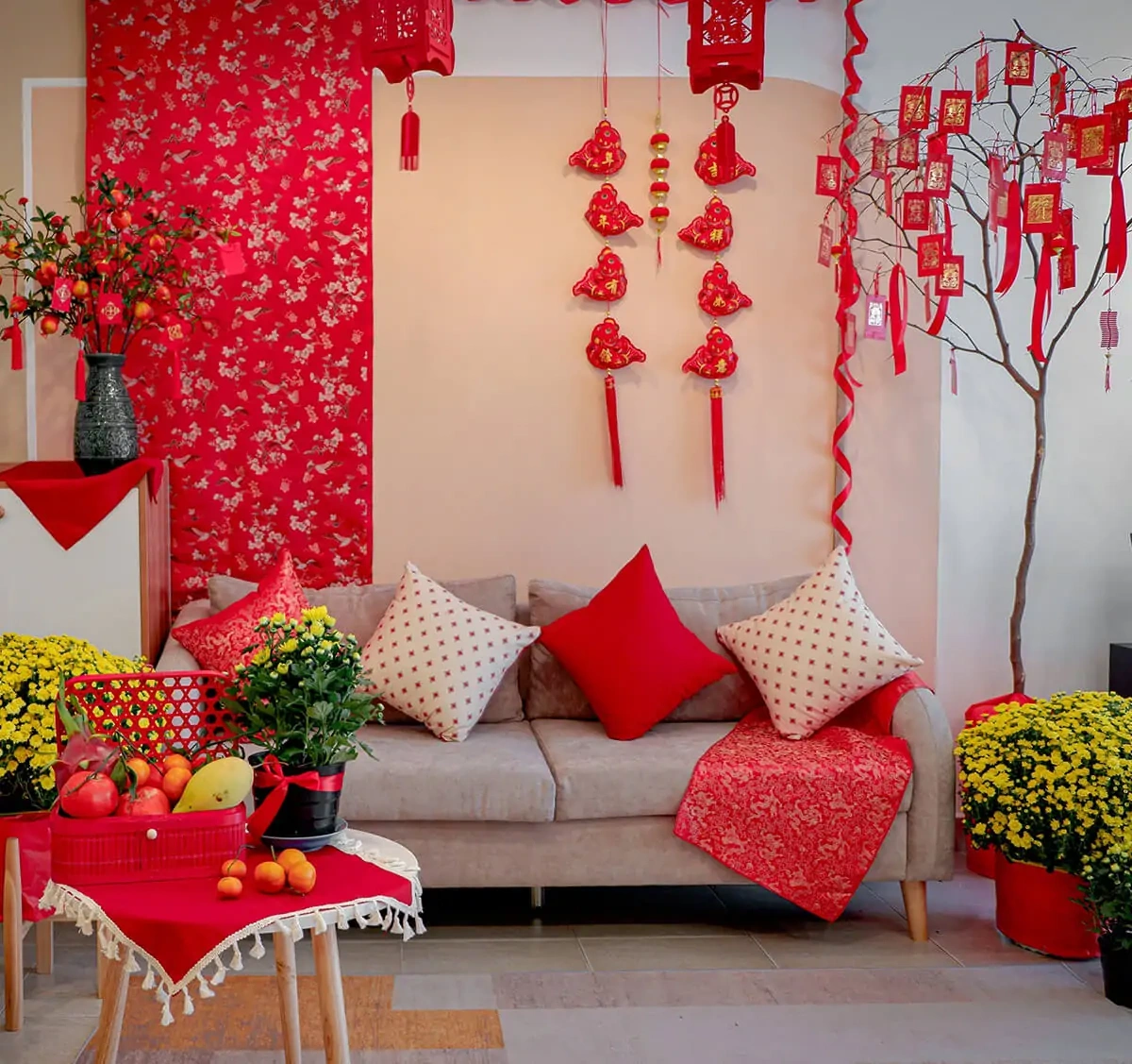 Trang trí Tết trong nhà là truyền thống lâu đời của người Việt Trang trí Tết trong nhà là truyền thống lâu đời của người Việt