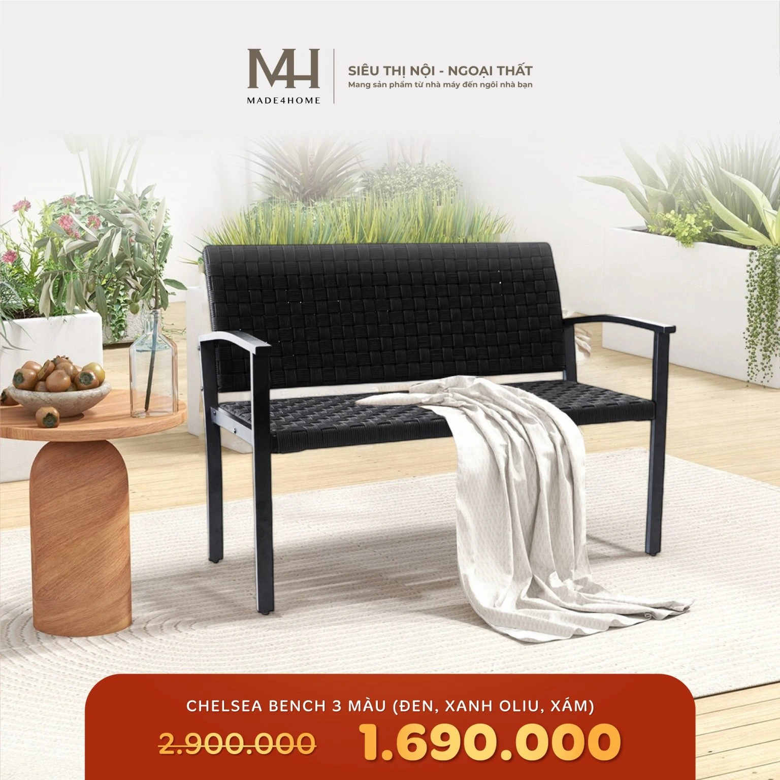 Ghế Thư Giãn Chelsea Bench Ghế Thư Giãn Chelsea Bench