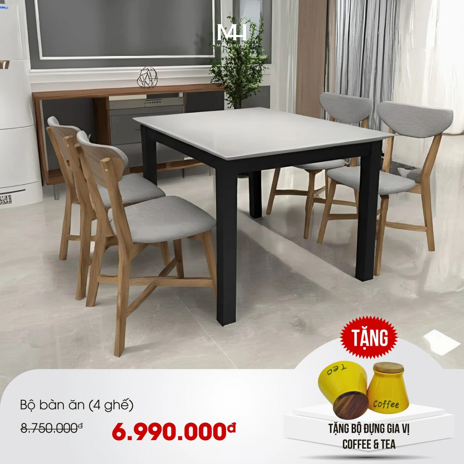 Bộ Bàn Ăn Gỗ Tràm 4 Ghế Bộ Bàn Ăn Gỗ Tràm 4 Ghế