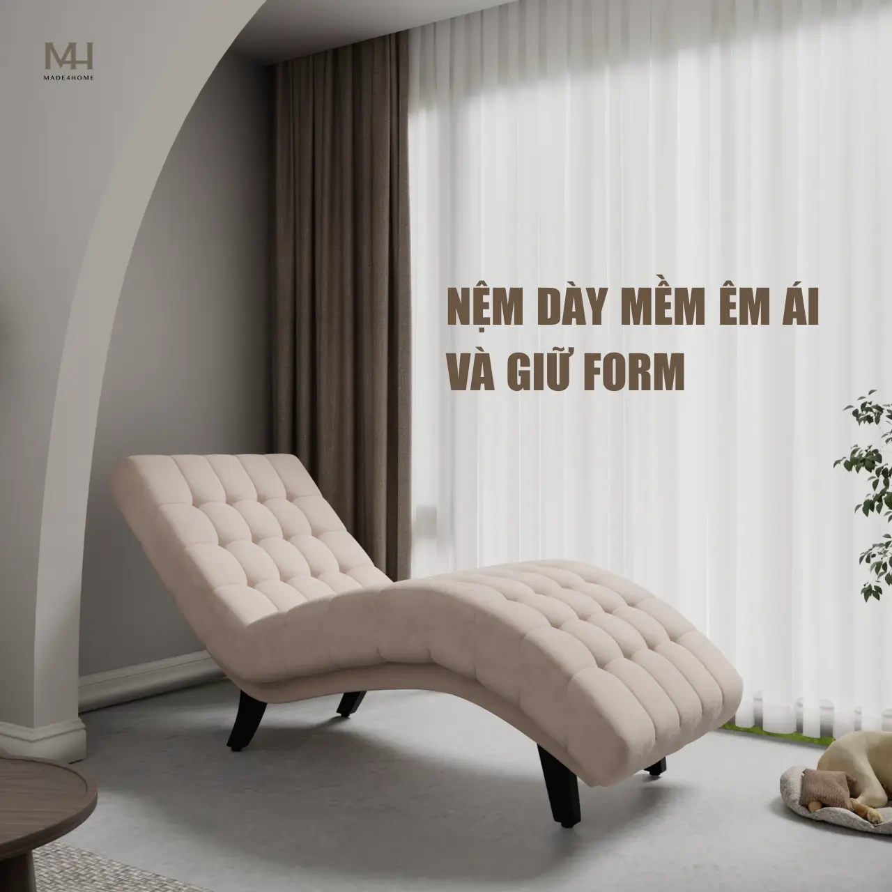 Ghế Thư Giãn Serene – Không Gian Phòng Khách hoặc Góc Nghỉ Ngơi Ghế Thư Giãn Serene – Không Gian Phòng Khách hoặc Góc Nghỉ Ngơi
