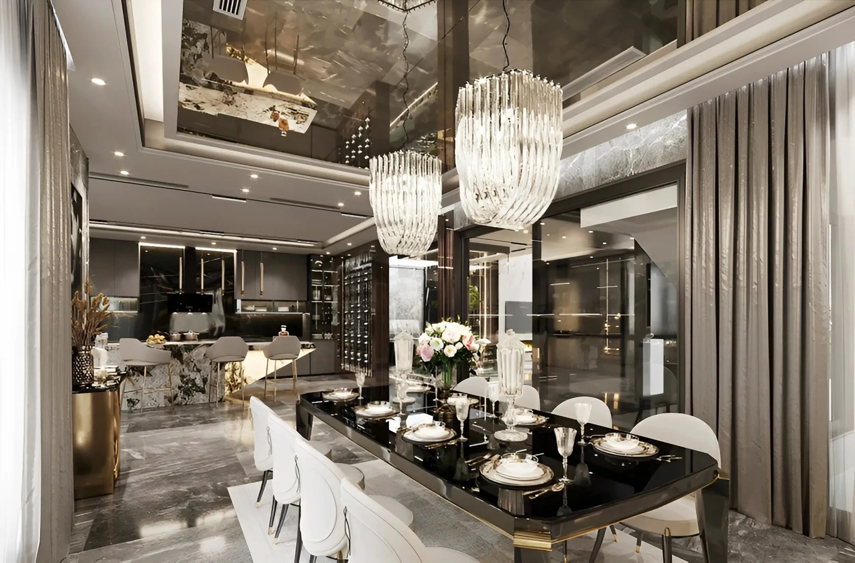 Phong cách nội thất Luxury phù hợp