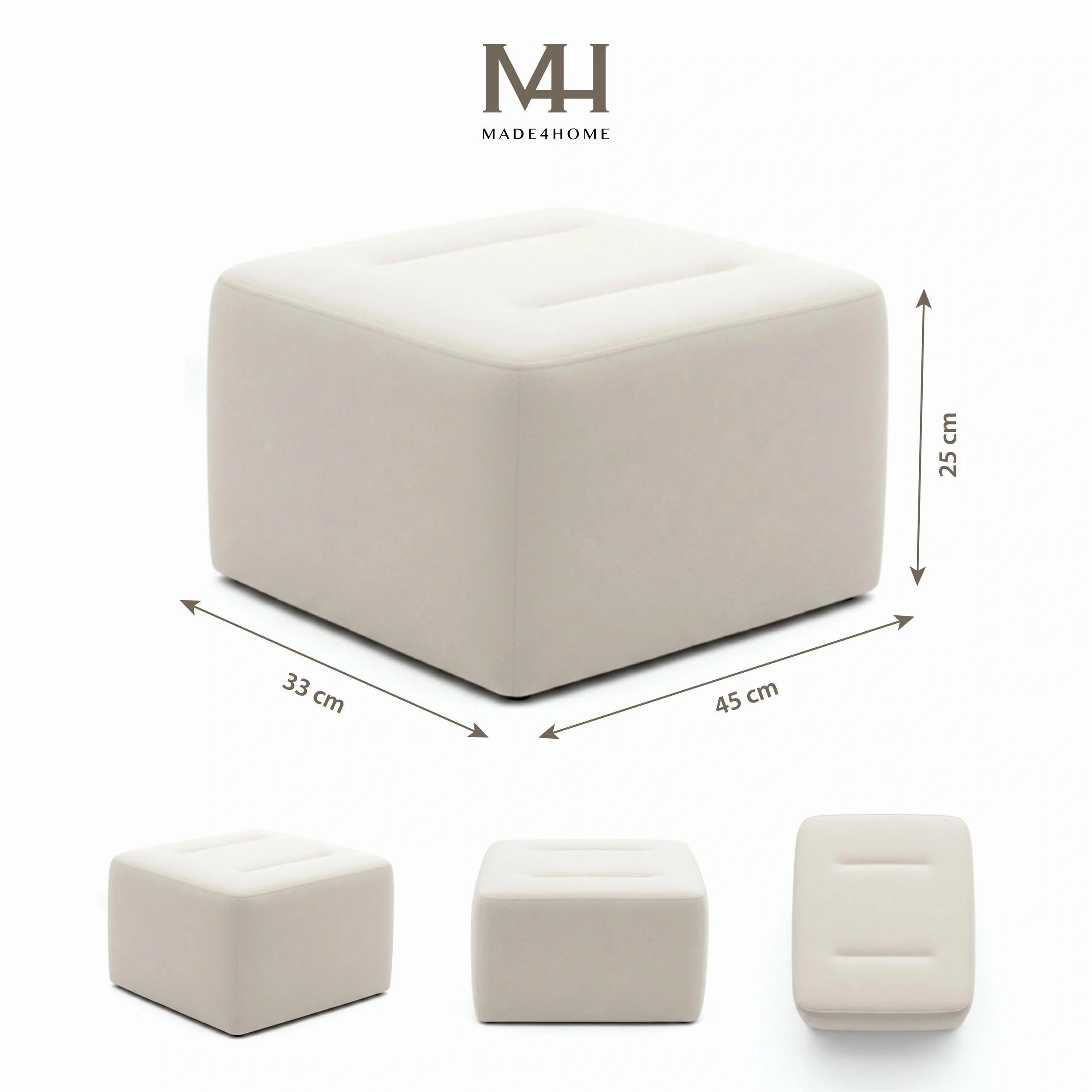 Đôn sofa vải poly cao cấp made4Home Đôn Sofa Bọc Vải Poly Cao Cấp Made4Home