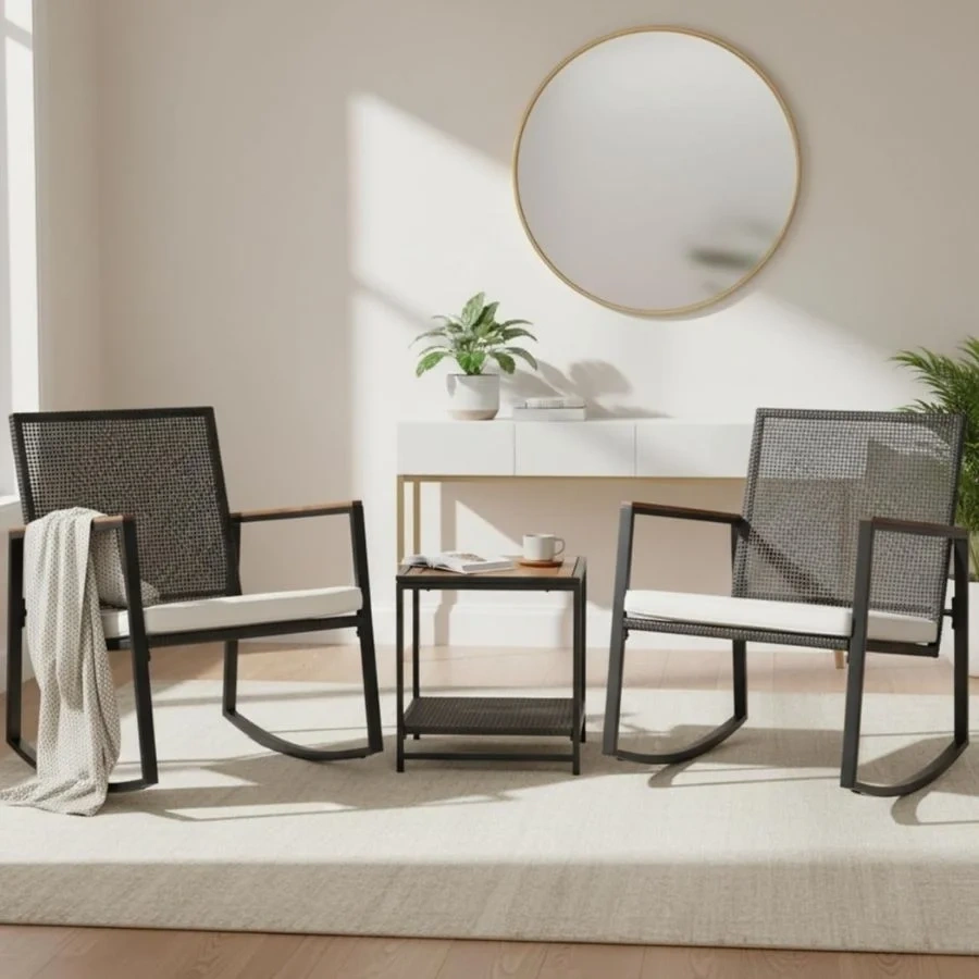 Bộ Ghế Bập Bênh Thư Giãn Ngoài Trời Made4Home – Patio Bistro Set 20 Bộ Ghế Bập Bênh Thư Giãn Ngoài Trời Made4Home – Patio Bistro Set
