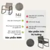 Bộ Ghế Bập Bênh Thư Giãn Ngoài Trời Made4Home – Patio Bistro Set 15 Bộ Ghế Bập Bênh Thư Giãn Ngoài Trời Made4Home – Patio Bistro Set
