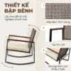 Bộ Ghế Bập Bênh Thư Giãn Ngoài Trời Made4Home – Patio Bistro Set 11 Bộ Ghế Bập Bênh Thư Giãn Ngoài Trời Made4Home – Patio Bistro Set