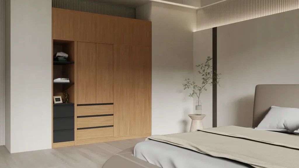 Thiết Kế Tủ Quần Áo Phòng Ngủ Nhỏ: Xu Hướng Nội Thất 2026 11 Thiết Kế Tủ Quần Áo Phòng Ngủ Nhỏ: Xu Hướng Nội Thất 2026
