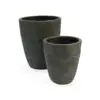 Milan Urn Poly Planter (Set Of 2) – Green Brown