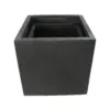 Rhine Square Poly Planter (Set Of 2) – Black 14 Rhine Square Poly Planter (Set Of 2) – Black