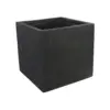 Rhine Square Poly Planter (Set Of 2) – Black 15 Rhine Square Poly Planter (Set Of 2) – Black