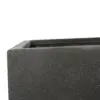 Rhine Square Poly Planter (Set Of 2) – Black 16 Rhine Square Poly Planter (Set Of 2) – Black
