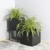 Rhine Square Poly Planter (Set Of 2) – Black 17 Rhine Square Poly Planter (Set Of 2) – Black