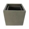 Rhine Square Poly Planter (Set Of 2) – Grey 15 Rhine Square Poly Planter (Set Of 2) – Grey