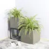 Rhine Square Poly Planter (Set Of 2) – Grey