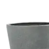 Rugen Cylindrical Round Poly Planter (Set Of 2) – Dark Grey