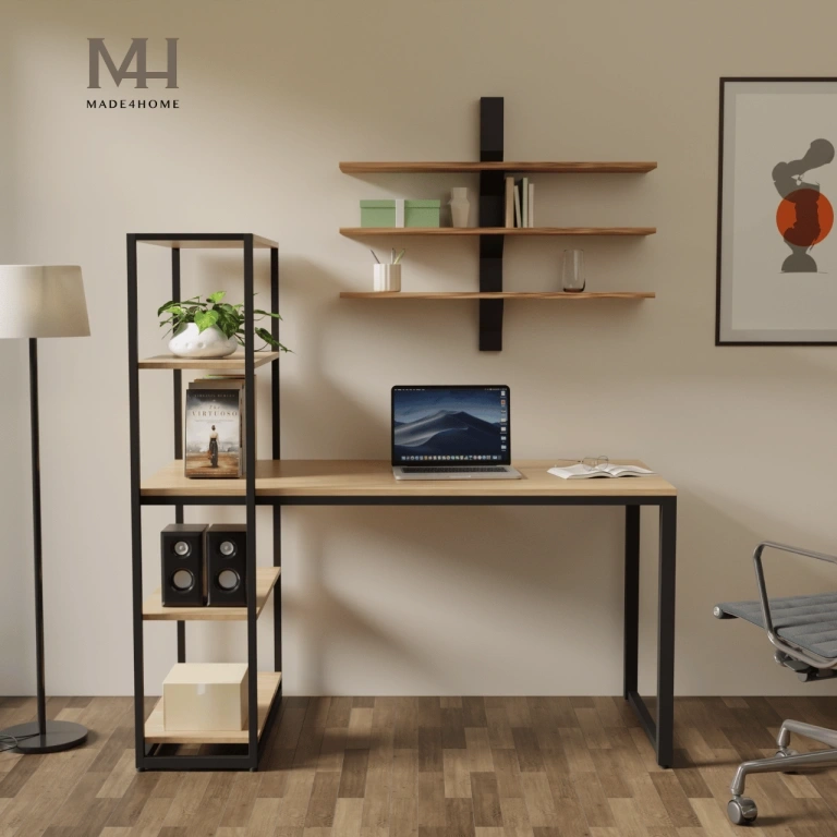 Bàn Làm Việc Bằng Gỗ Thông Minh Tối Ưu Diện Tích Và Công Dụng 4 Bàn Làm Việc Bằng Gỗ Thông Minh Tối Ưu Diện Tích Và Công Dụng