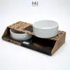 Chén Sứ Ăn Uống Cho Thú Cưng 16.5cm - Màu Trắng – Bát Sứ Cao Cấp Cho Chó Mèo