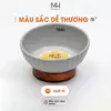 Chén Ăn Thú Cưng Gốm Sứ Kèm Đế Gỗ – Thiết Kế Nâng Cao, An Toàn Cho Chó Mèo