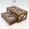 Set 2 Chén Sứ Cho Chó Mèo Kèm Kệ Ăn Nâng Cao Cho Thú Cưng | MADE4HOME 25 Set 2 Chén Sứ Cho Chó Mèo Kèm Kệ Ăn Nâng Cao Cho Thú Cưng | MADE4HOME