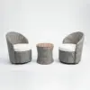 Bộ Bistro Set Ngoài Trời 2 Ghế 1 Bàn Mây Nhựa Made4Home