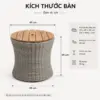 Bộ bisto set ngoài trời