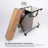 Giỏ Đựng Đồ 2 Ngăn Có Bánh Xe Made4Home – Phân Loại Đồ Gọn Gàng, Di Chuyển Linh Hoạt