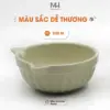 Chén Ăn Thú Cưng Nâng Cao Kèm Kệ Gỗ – Thiết Kế Tai Mèo Đẹp, Chống Gù, An Toàn Cho Chó Mèo