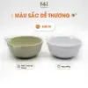 Chén Ăn Thú Cưng Nâng Cao Kèm Kệ Gỗ – Thiết Kế Tai Mèo Đẹp, Chống Gù, An Toàn Cho Chó Mèo