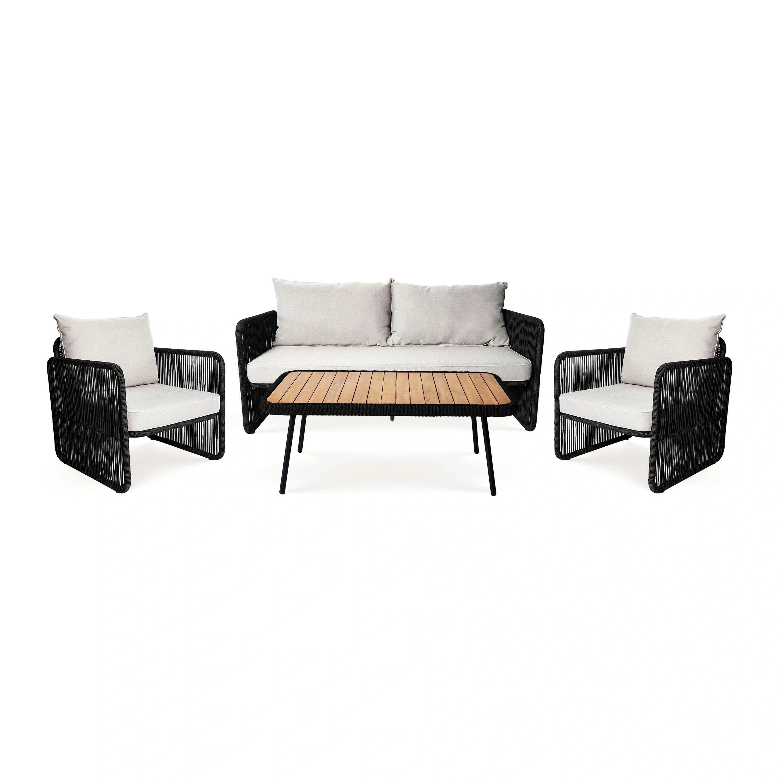 Bộ Sofa Ngoài Trời 4 Món Cao Cấp – Thiết Kế Hiện Đại Cho Sân Vườn & Ban Công 2 Bộ Sofa Ngoài Trời 4 Món Cao Cấp – Thiết Kế Hiện Đại Cho Sân Vườn & Ban Công - Ảnh 2