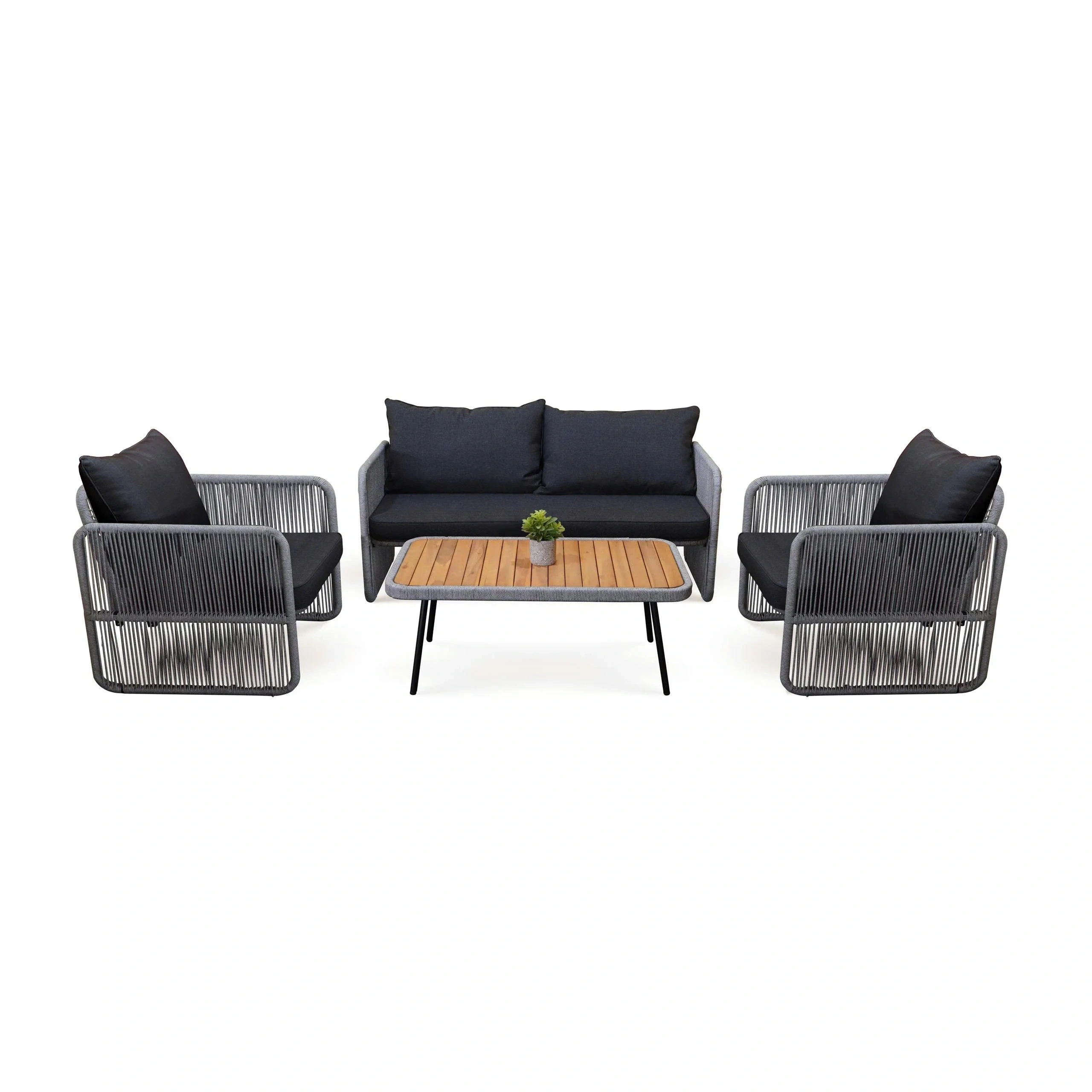 Bộ Sofa Ngoài Trời 4 Món Cao Cấp – Thiết Kế Hiện Đại Cho Sân Vườn & Ban Công 4 Bộ Sofa Ngoài Trời 4 Món Cao Cấp – Thiết Kế Hiện Đại Cho Sân Vườn & Ban Công - Ảnh 4