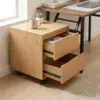 Tab 2 ngăn có bánh xe Aura Gỗ MDF 35 Tab 2 ngăn có bánh xe Aura Gỗ MDF