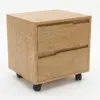 Tab 2 ngăn có bánh xe Aura Gỗ MDF 25 Tab 2 ngăn có bánh xe Aura Gỗ MDF