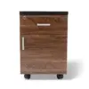 Tab văn phòng 2 ngăn có bánh xe - Gỗ MDF 15 Tab văn phòng 2 ngăn có bánh xe - Gỗ MDF