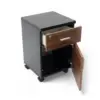 Tab văn phòng 2 ngăn có bánh xe - Gỗ MDF 18 Tab văn phòng 2 ngăn có bánh xe - Gỗ MDF