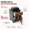 Tab văn phòng 2 ngăn có bánh xe - Gỗ MDF 13 Tab văn phòng 2 ngăn có bánh xe - Gỗ MDF