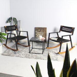 Bộ Bàn Ghế ngoài trời Bập Bênh Dây Rope Cabra Made4Home