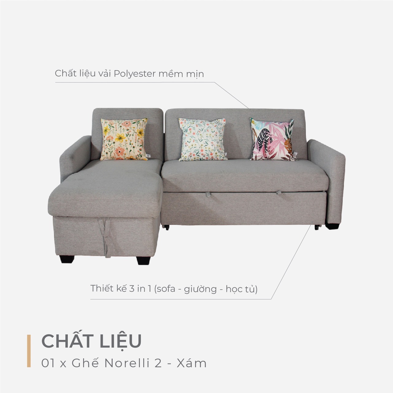 Bộ Sofa góc Norelli 2