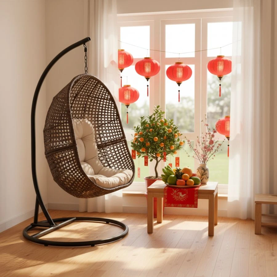 Xích Đu Đơn Chester Single – Thư giãn chuẩn sang, bền vững theo năm tháng