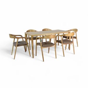 Bộ Bàn Ăn Gỗ Latus-Ash