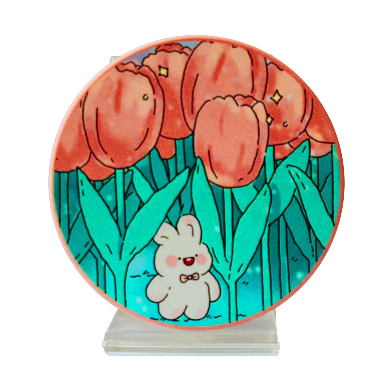 Đế Lót Ly Bằng Sứ