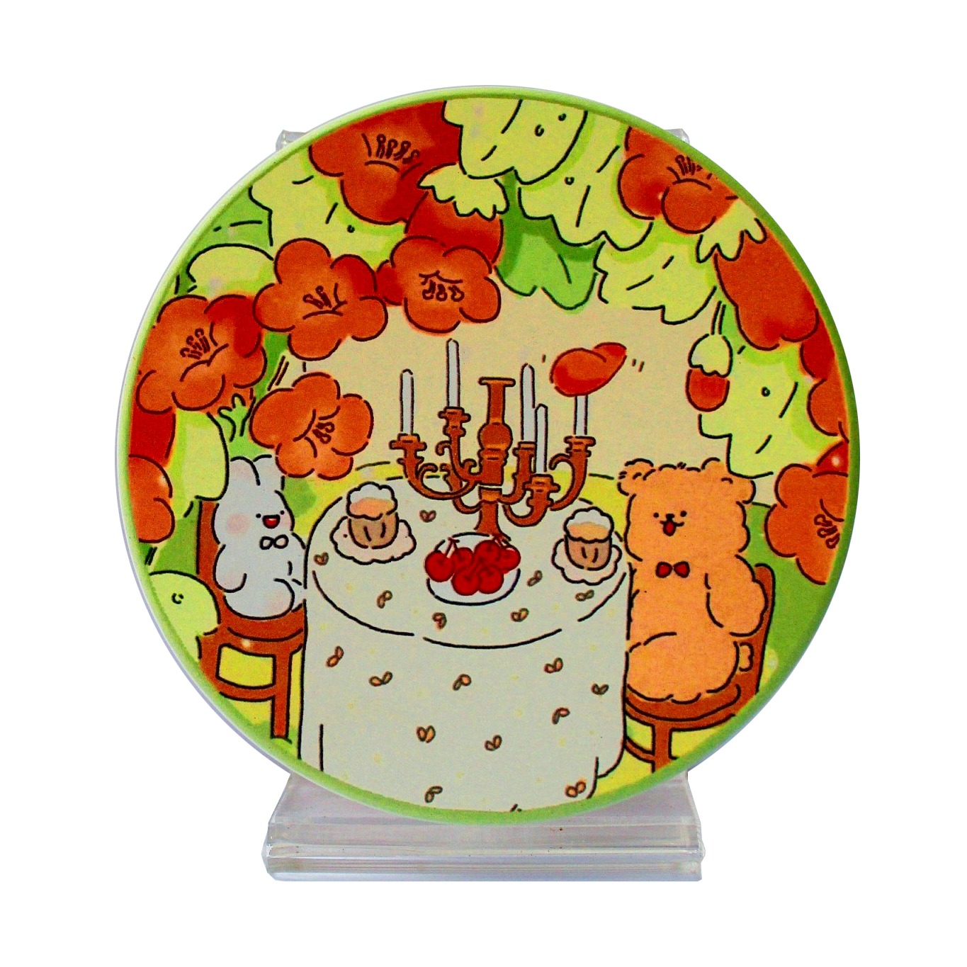 Đế Lót Ly Bằng Sứ