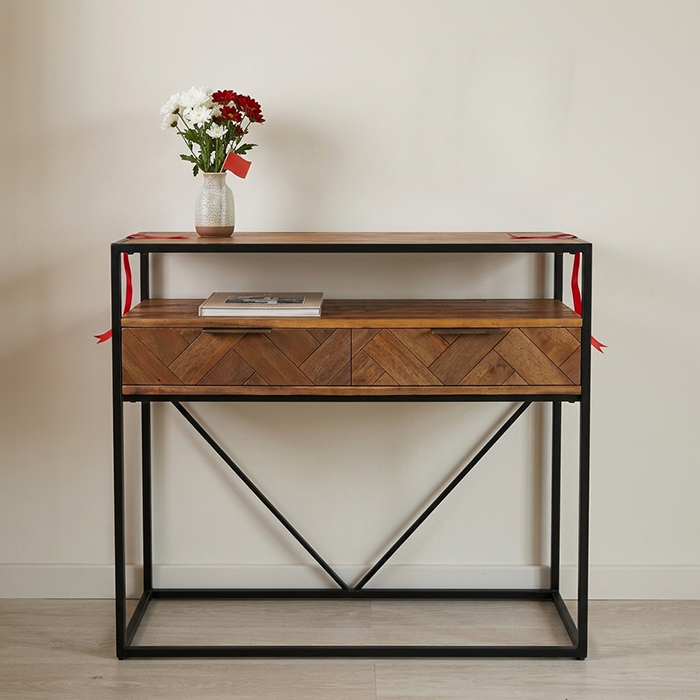 Bàn Trang Trí Nội Thất - Bàn Dựa Tường - Bàn Chân Quỳ 3 Bàn Trang Trí Nội Thất - Bàn Dựa Tường - Bàn Chân Quỳ