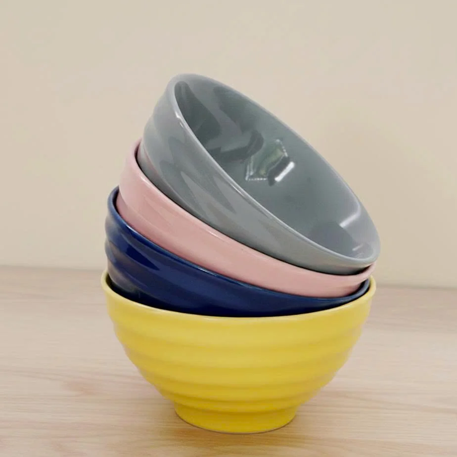 Chén tròn Xoắn - Trơn 4 Chén tròn Xoắn - Trơn