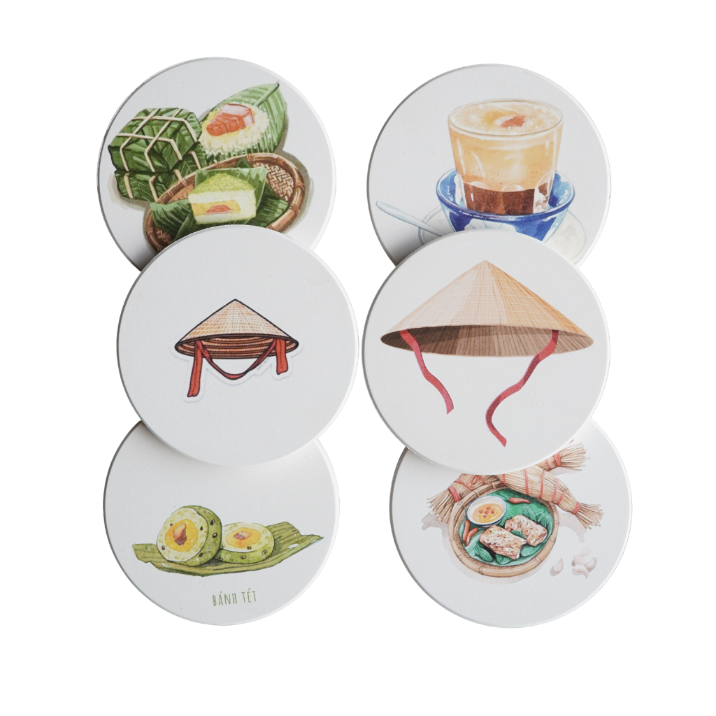 Đế Lót Ly Bằng Sứ